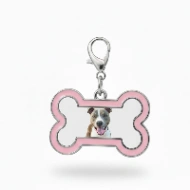 Charm Personnalisé Chien Photo Forme d'Os – Dog Mom
