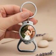 Porte-clés Décapsuleur Personnalisé avec Photo – Souvenir Unique 