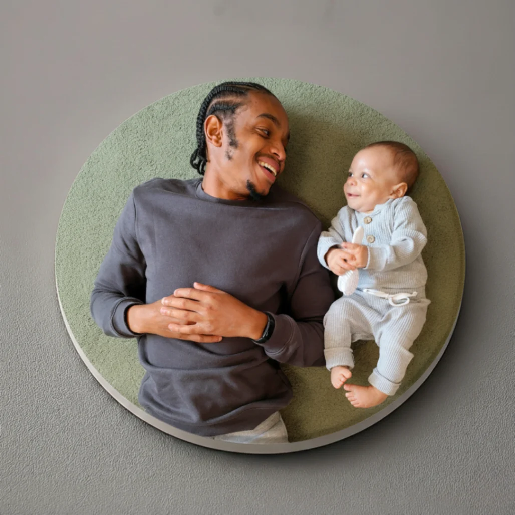 Dessous de Verre en Céramique Personnalisée avec Photo