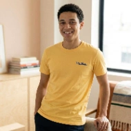 T-shirt en Coton avec Message Brodé Personnalisé