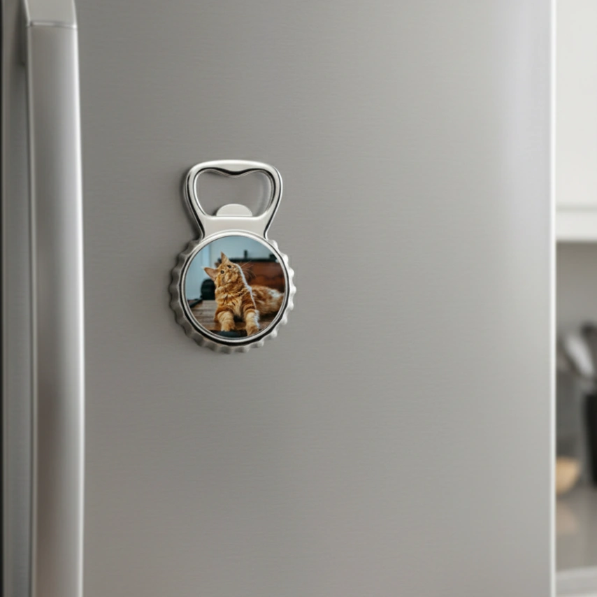 Décapsuleur Magnétique Personnalisé avec Photo