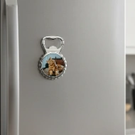 Décapsuleur Personnalisé avec Photo — Aimanté pour Frigo