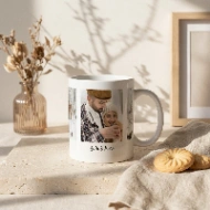 Mug Personnalisé "Souvenirs Polaroid" | Collage 3 Photos & Prénoms