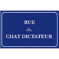 Plaque de Rue Française Personnalisée en Aluminium | Cadeau Original et Drôle