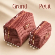 Trousse en Velours Personnalisée avec Prénom - Maquillage & Voyage