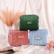 Trousse en Velours Personnalisée avec Prénom - Maquillage & Voyage
