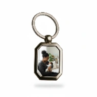Porte-clés Personnalisé avec Photo - Forme Octogonale  