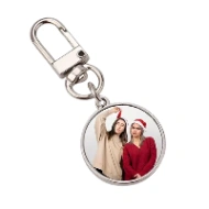Porte-clés Personnalisé avec Photo - Forme ronde