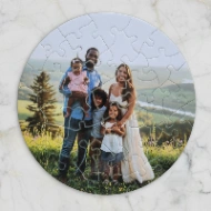 Puzzle Rond Personnalisé avec Votre Photo