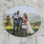 Puzzle Rond Personnalisé avec Votre Photo