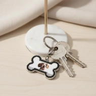 Charm Personnalisé Chien Photo Forme d'Os – Dog Mom