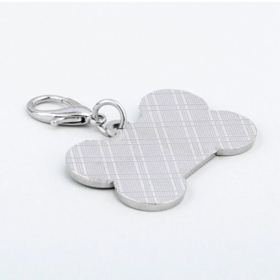 Médaille pour Chien Personnalisée - Forme Os - Nom et Téléphone