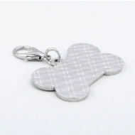 Médaille pour Chien Personnalisée - Forme Os - Nom et Téléphone