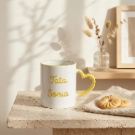 Mug Personnalisé Texte ou Prénom à Anse Cœur